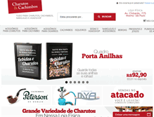 Tablet Screenshot of loja.charutosecachimbos.com.br